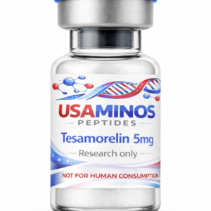 Tesamorelin 5mg peptide research vial bottle